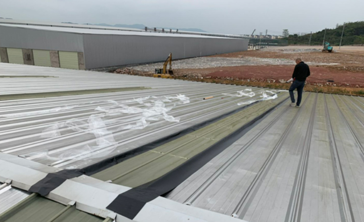 鼎湖厂房屋面防水维修案例